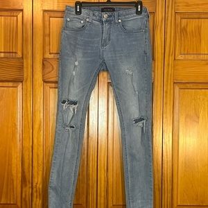 Pacsun ripped skinny jeans 29x30